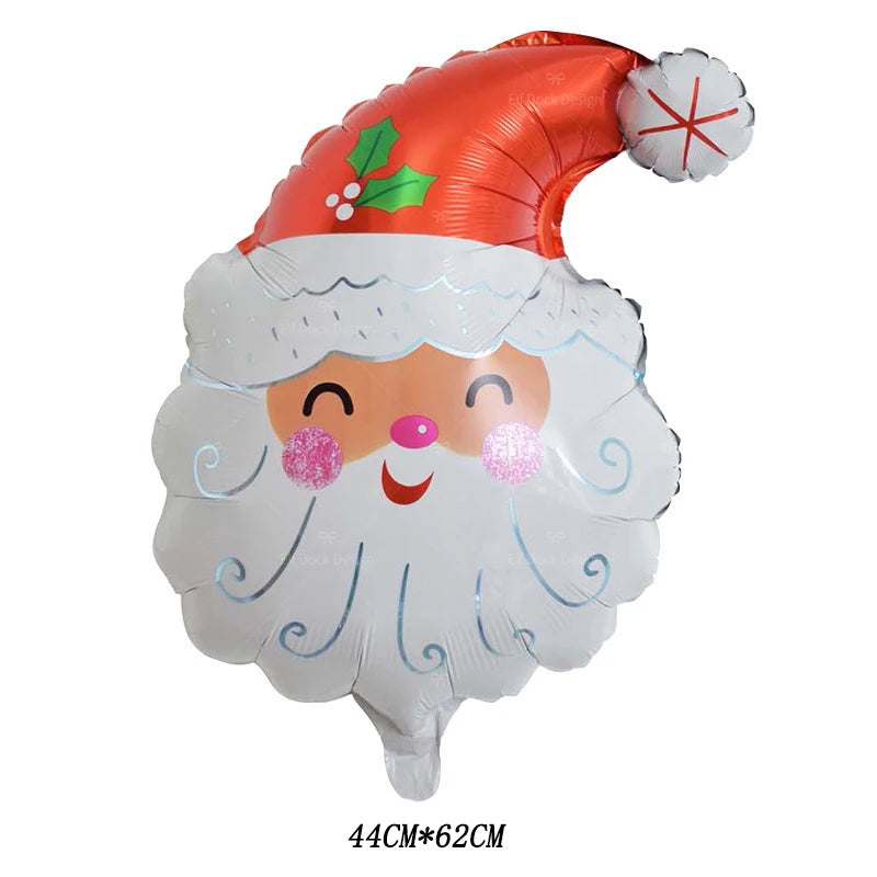 Christmas Decorations Merry Christmas Balloon Santa Claus Christmas Elk Foil Balloon Xmas Party Supplies 2025 ﻿Decoration