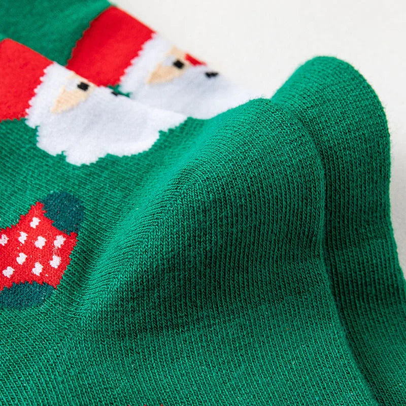 4 Pairs/Lot Children Girls Socks Christmas Socks For Kids Cotton 3-14 Years Comfortable Toddler Leg Warmers Boys Long Socks