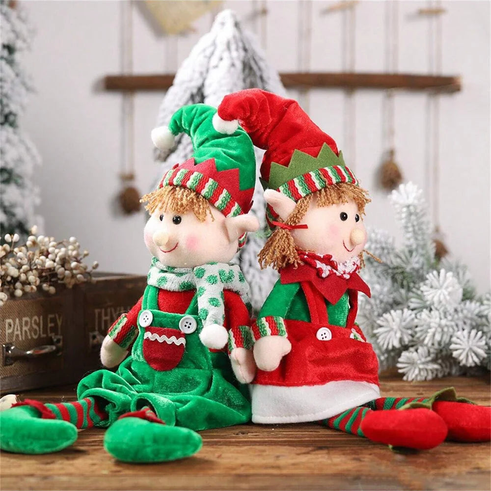 Christmas Fairy Decorations, & Cute Fairies Wearing Dresses, Perfect for Living Room, Bedroom, Dining Table, Christmas Tree