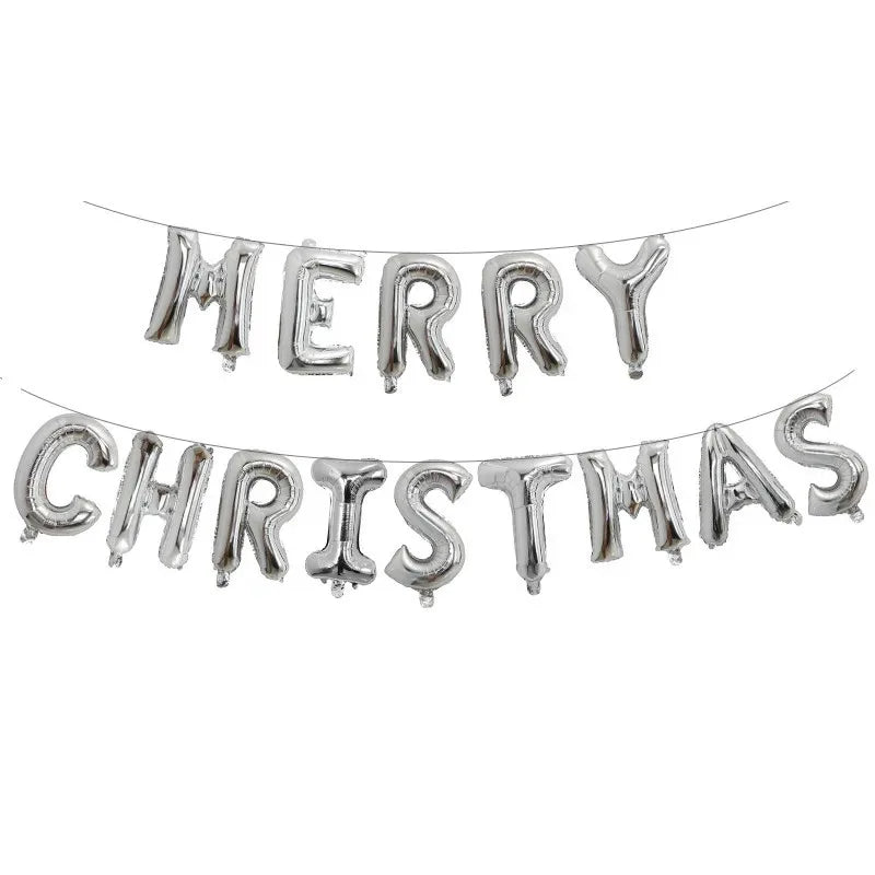 Christmas Decorations Merry Christmas Balloon Santa Claus Christmas Elk Foil Balloon Xmas Party Supplies 2025 ﻿Decoration