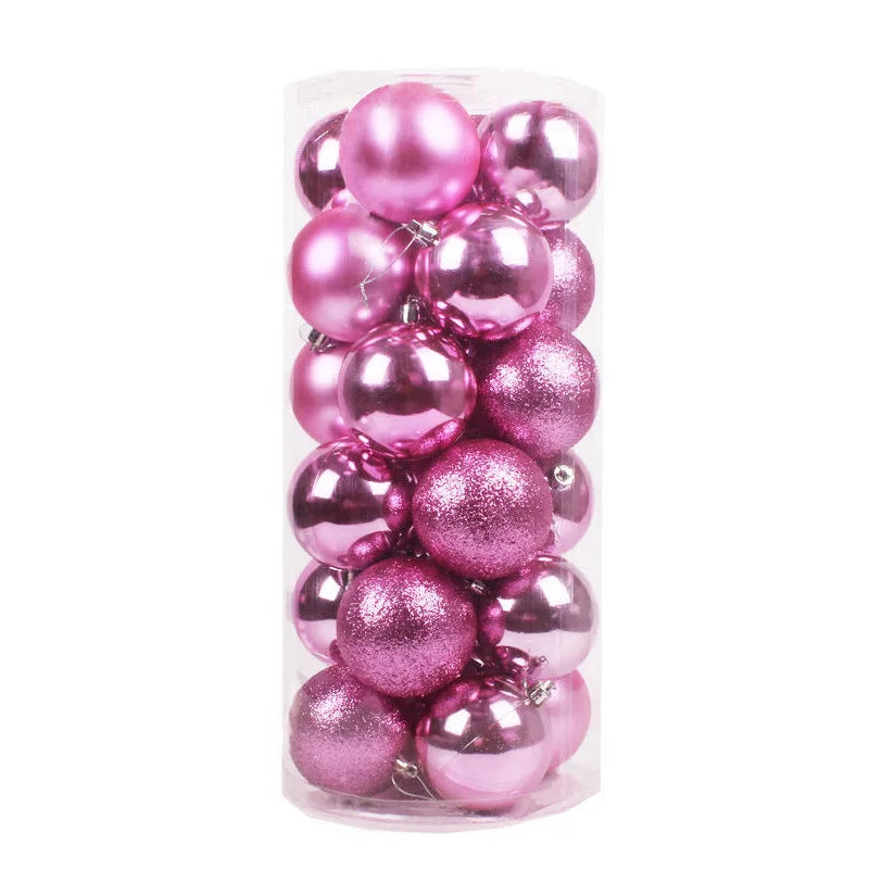 24PCS Shatterproof Christmas Ball Ornaments Xmas Tree Decorations Hanging Balls for Holiday Wedding Party Home Decor