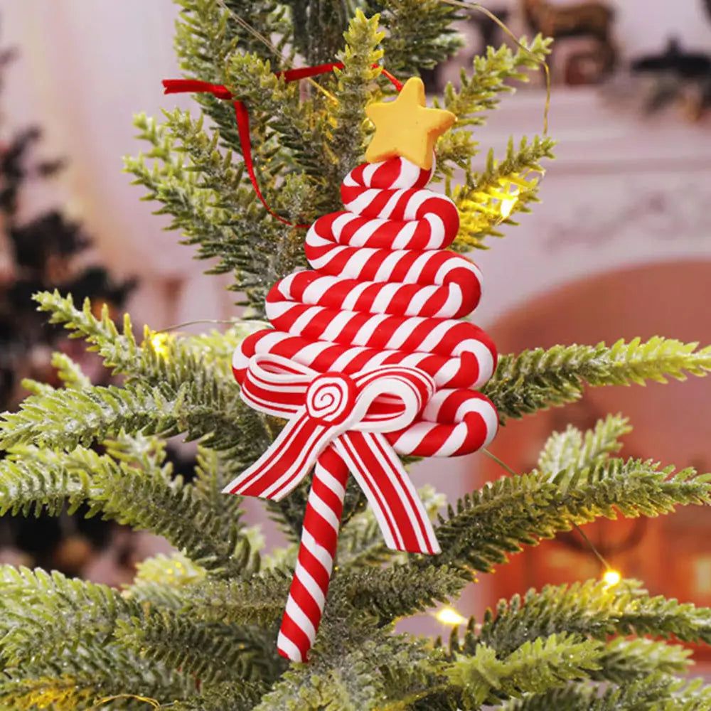 Christmas Decorations Large Candy Canes Christmas Tree Lollipop Decoration Ornaments Decorative for Home Party Decor Xmas Gift