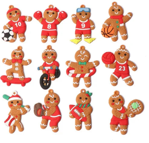 Christmas Decoration for Christmas Tree Ornaments Cooking Gingerbread Man Ornaments Hanging Decor for Tree Kitche Party Supplies