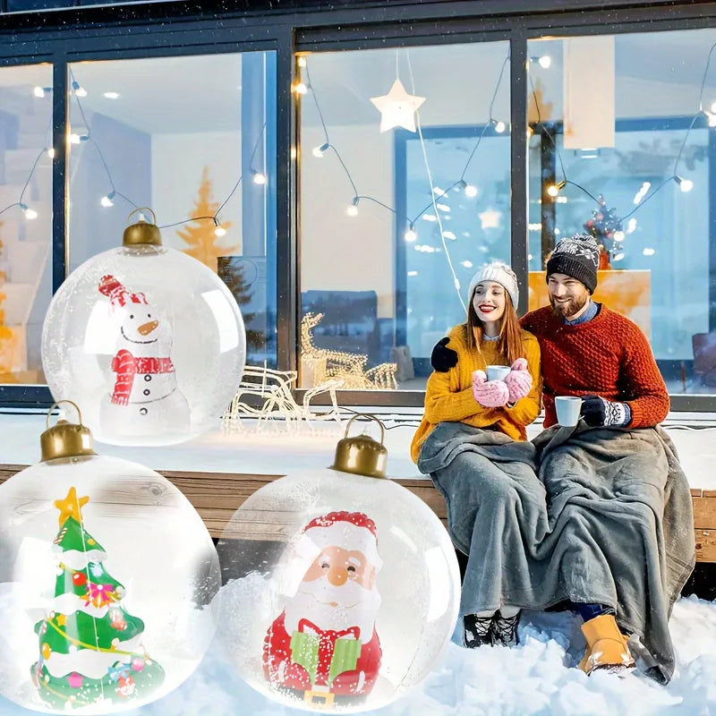Inflatable Christmas Decoration Ball, PVC Christmas Inflatable Ball Popular Christmas Decoration Suitable for Indoor And Outdoor
