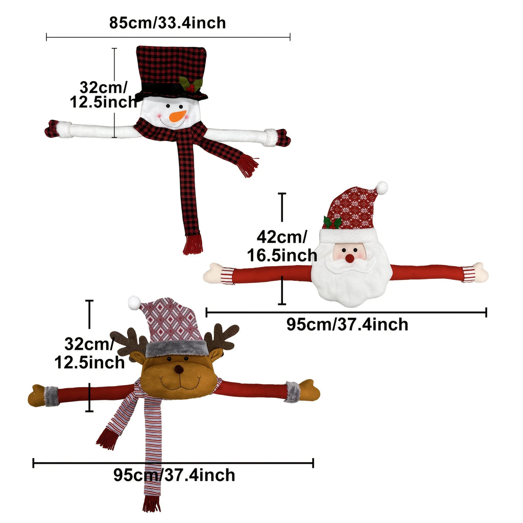 Christmas Decorations Santa Claus Home Christmas Tree Decorations Snowman Tree Top Star Decorations for Mall Home Christmas