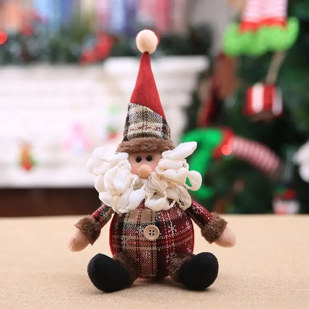 Christmas Santa Doll Merry Christmas Decorations For Home Table Xmas Decorations