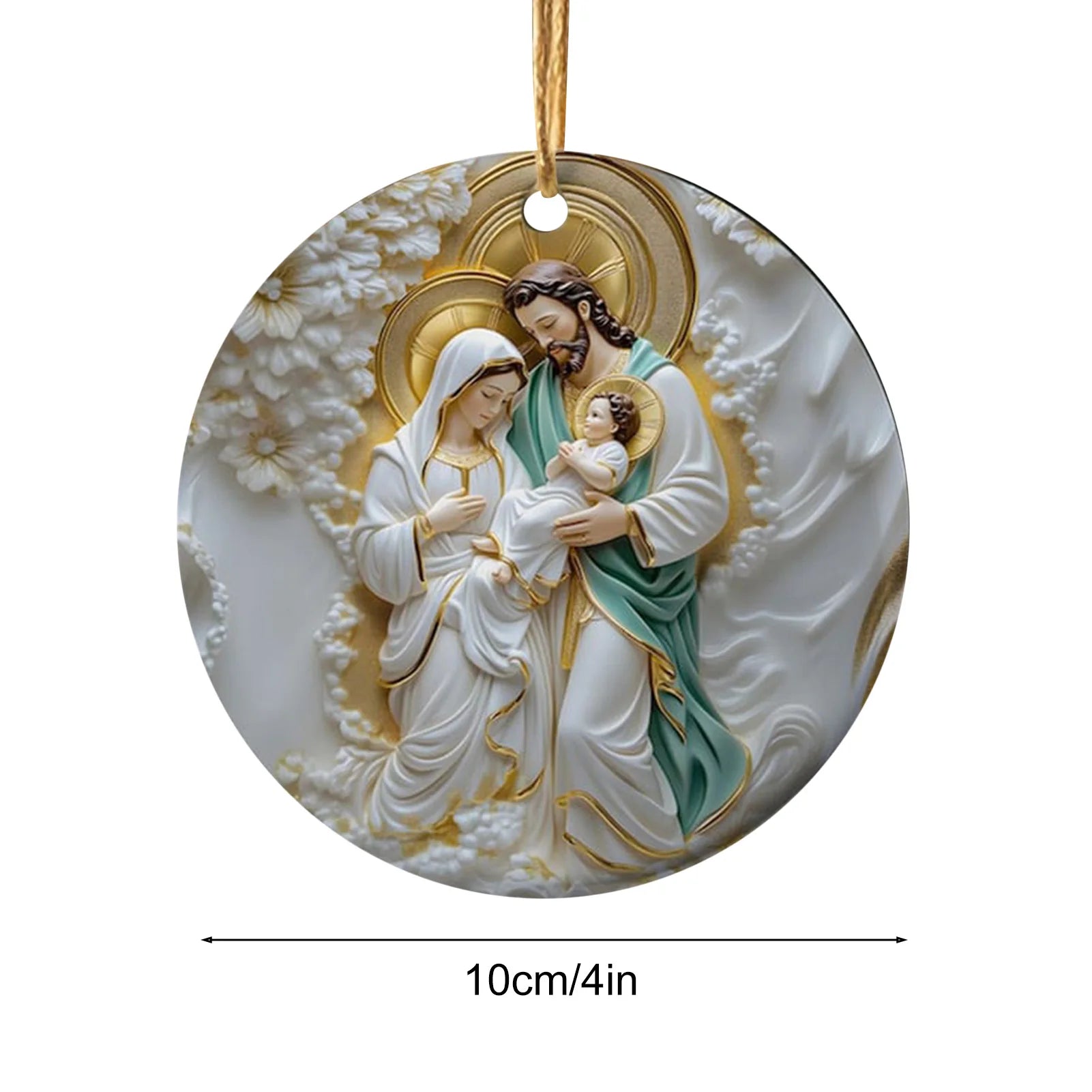 Christmas Nativity Ornaments 12X Christmas Decoration wooden Nativity Scene pendant Christmas Tree Decorations Easter Home Decor