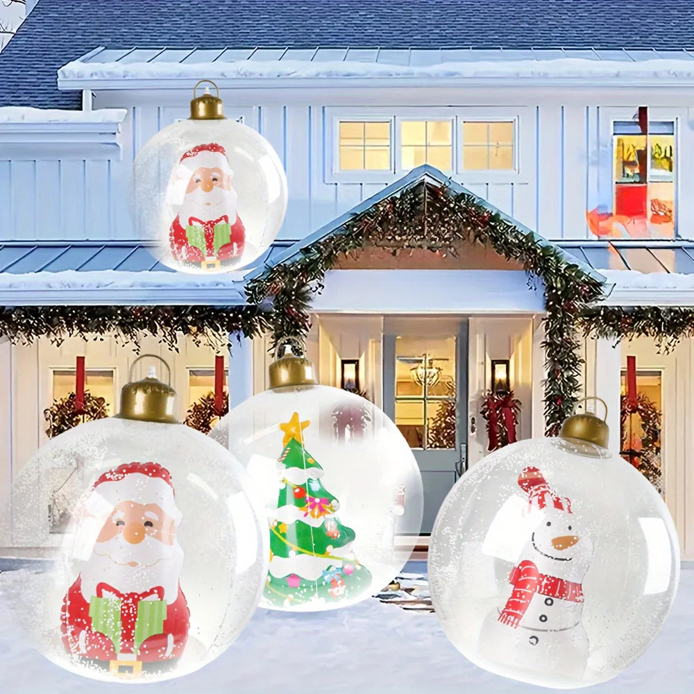 Inflatable Christmas Decoration Ball, PVC Christmas Inflatable Ball Popular Christmas Decoration Suitable for Indoor And Outdoor