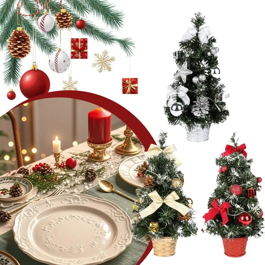 Christmas Tree Decorations Children DIY Handicraft Home Bedroom Party 40cm Artificial Christmas Tree 2026 New Year Gift