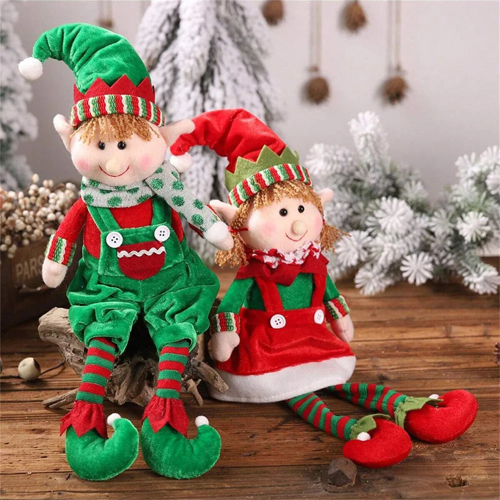 Christmas Fairy Decorations, & Cute Fairies Wearing Dresses, Perfect for Living Room, Bedroom, Dining Table, Christmas Tree