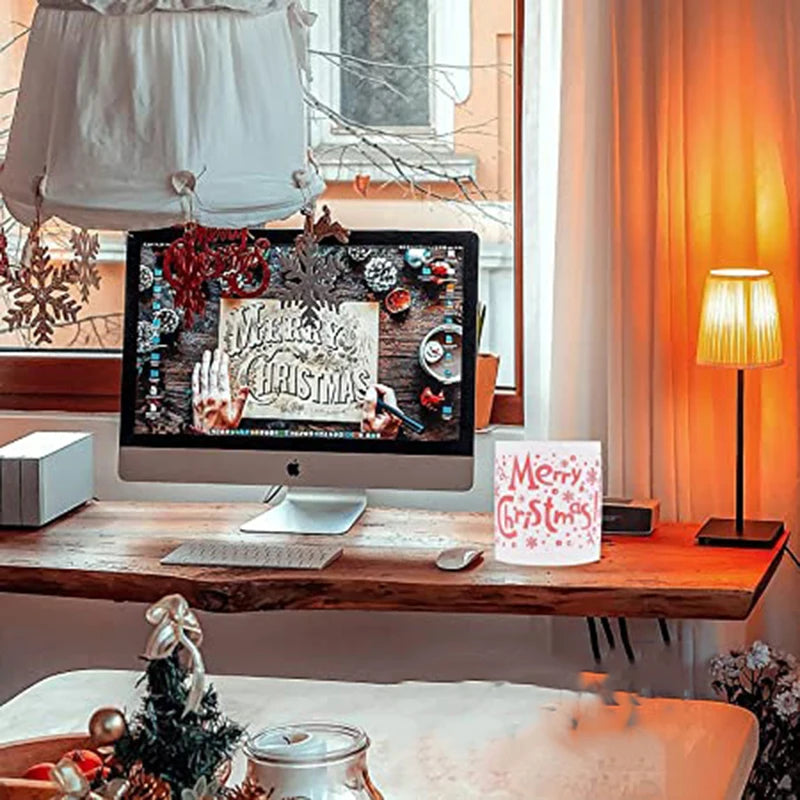 Christmas Pattern Series Roll Paper Christmas Decorations Prints Cute Toilet Paper Christmas Decorations For Home