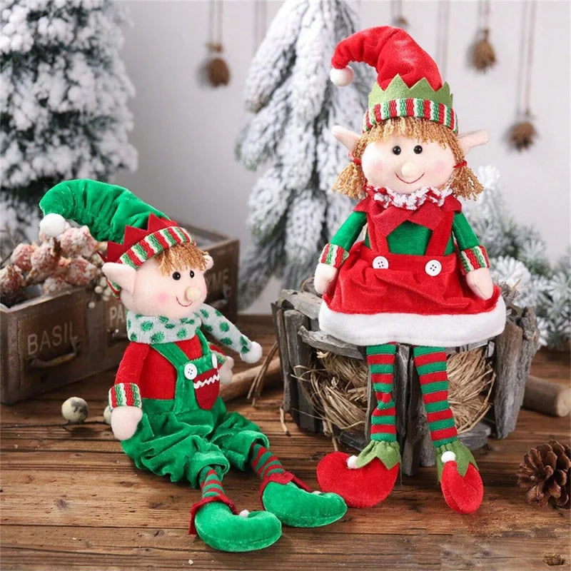 Christmas Fairy Decorations, & Cute Fairies Wearing Dresses, Perfect for Living Room, Bedroom, Dining Table, Christmas Tree