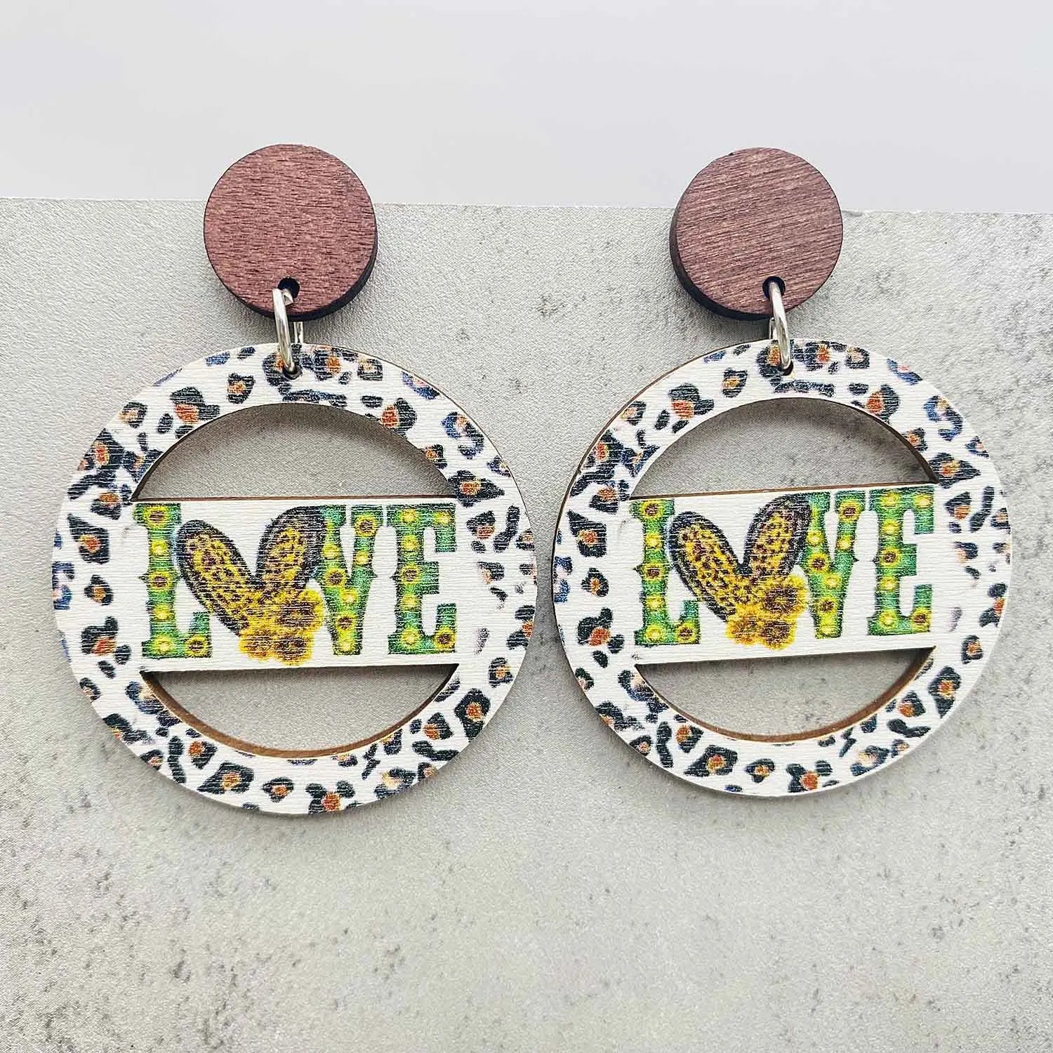 Autumn Thanksgiving Earrings Turkey Pumpkin Maple Leaf Wooden Earrings Women's Thanksgiving Festival Jewelry