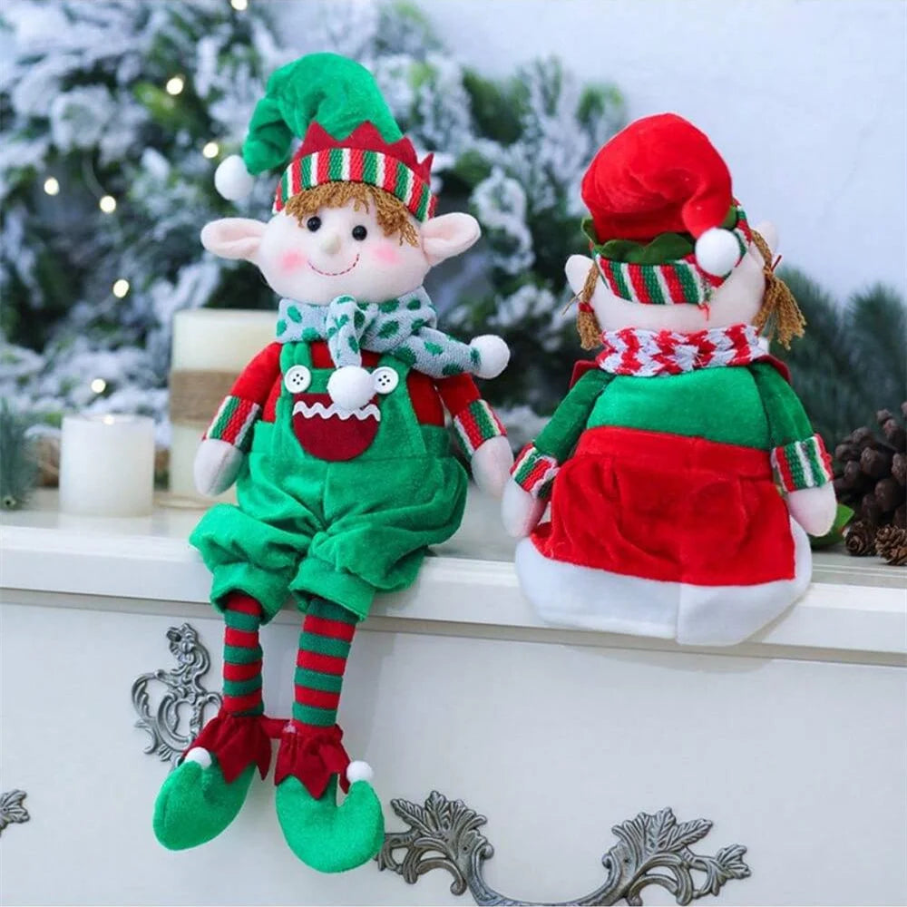 Christmas Fairy Decorations, & Cute Fairies Wearing Dresses, Perfect for Living Room, Bedroom, Dining Table, Christmas Tree