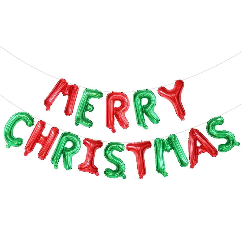 Christmas Decorations Merry Christmas Balloon Santa Claus Christmas Elk Foil Balloon Xmas Party Supplies 2025 ﻿Decoration