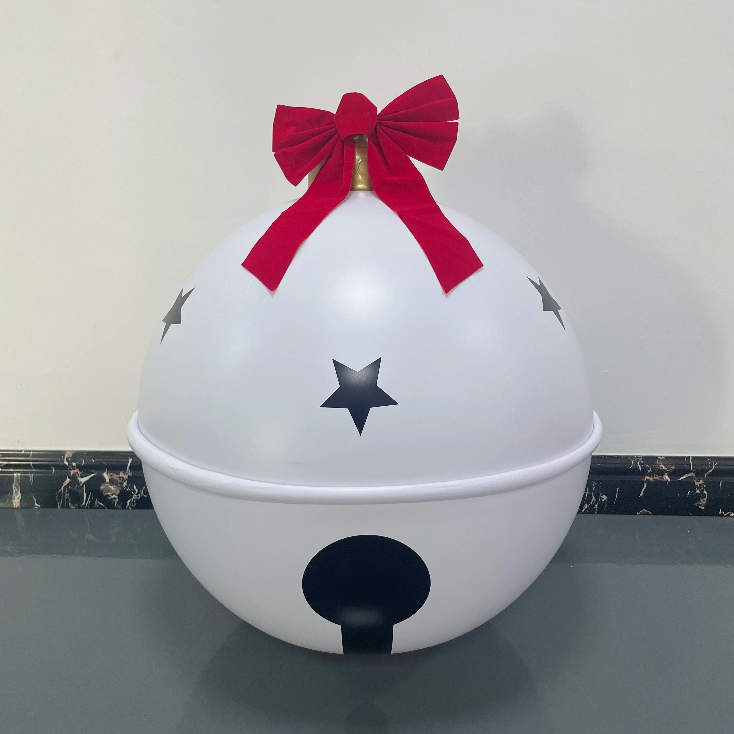 Inflatable Balls - Large Christmas Ornaments, Inflatable Balls for Holiday Decor, Weatherproof Outdoor Feature, Festive Lawn Decoration