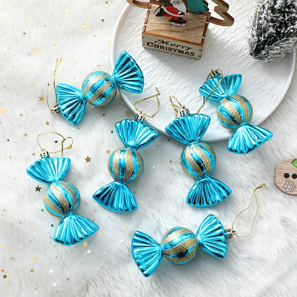 Mix Cute Candy Donuts Cupcake Ice Cream Cone Christmas Ornaments Kit Christmas Tree Hanging Decorations Gifts Navidad Natal