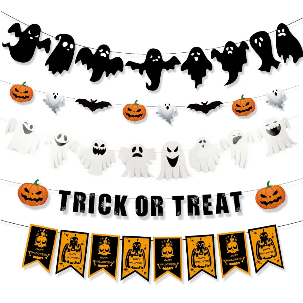 Halloween Decoration Banner for Home Living Room Decoration Halloween Party