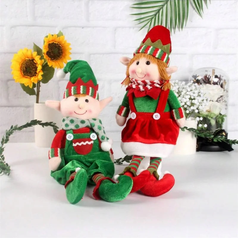 Christmas Fairy Decorations, & Cute Fairies Wearing Dresses, Perfect for Living Room, Bedroom, Dining Table, Christmas Tree
