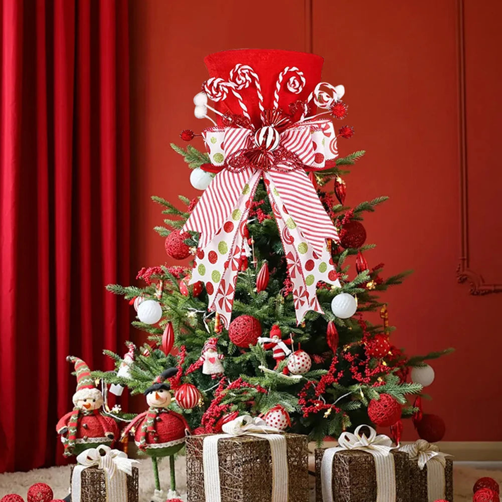 Christmas Celebration Red White Holiday Decoration Festive Accessory Great Holiday Centerpiece Versatile Usage For Holiday Table