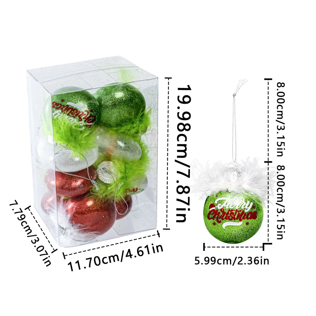 Christmas Ball Decoration Holiday Home Decoration Christmas Tree Decoration Indoor Party Supplies Scene Layout Props Navidad