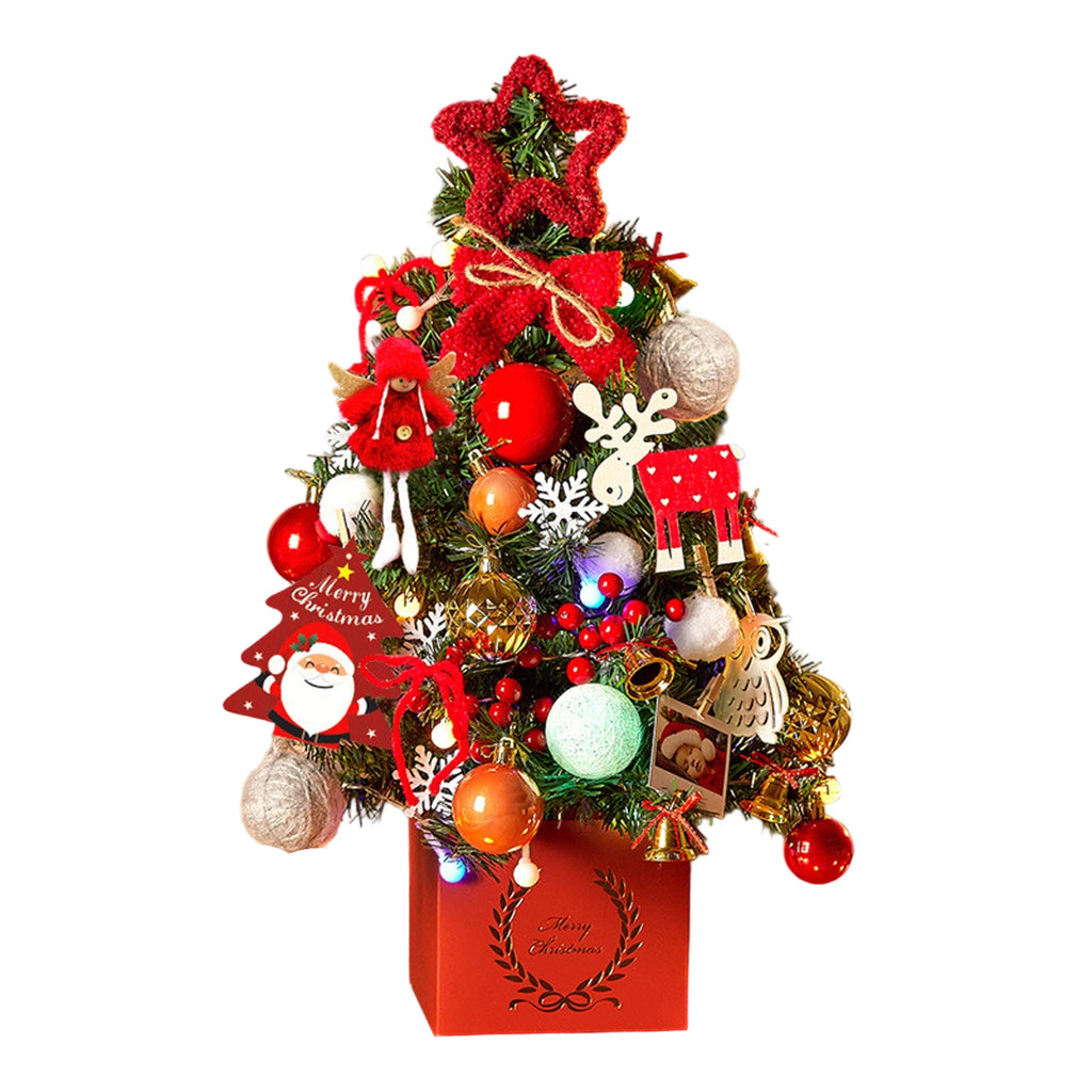 Christmas Decoration Christmas Tree Desktop Small Tree Ornaments New Year Navidad Gift Christmas Festival Party Supplies