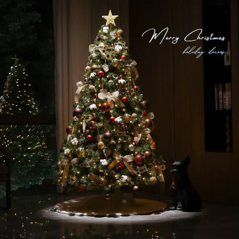 Christmas Decorations Christmas Tree with Lights Package Living Room Large Christmas Tree Ornament Scene Decoration