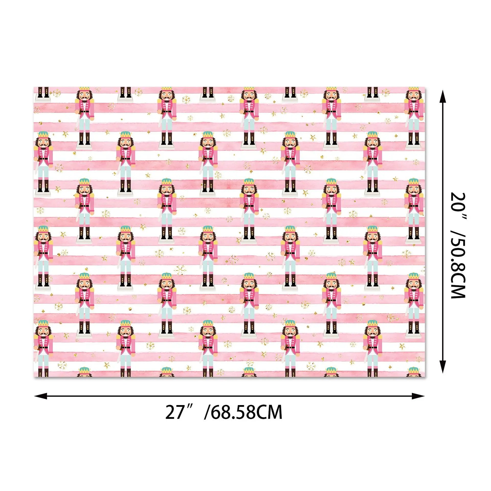 Nutcracker Wrapping Paper Festive Christmas Gift Packaging Christmas Gift Wrapping Paper Patterned Princess Themed Paper