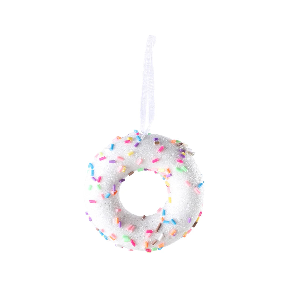 Mix Cute Candy Donuts Cupcake Ice Cream Cone Christmas Ornaments Kit Christmas Tree Hanging Decorations Gifts Navidad Natal