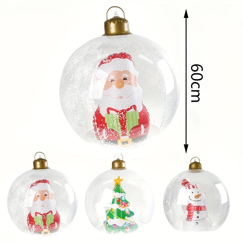 Inflatable Christmas Decoration Ball, PVC Christmas Inflatable Ball Popular Christmas Decoration Suitable for Indoor And Outdoor