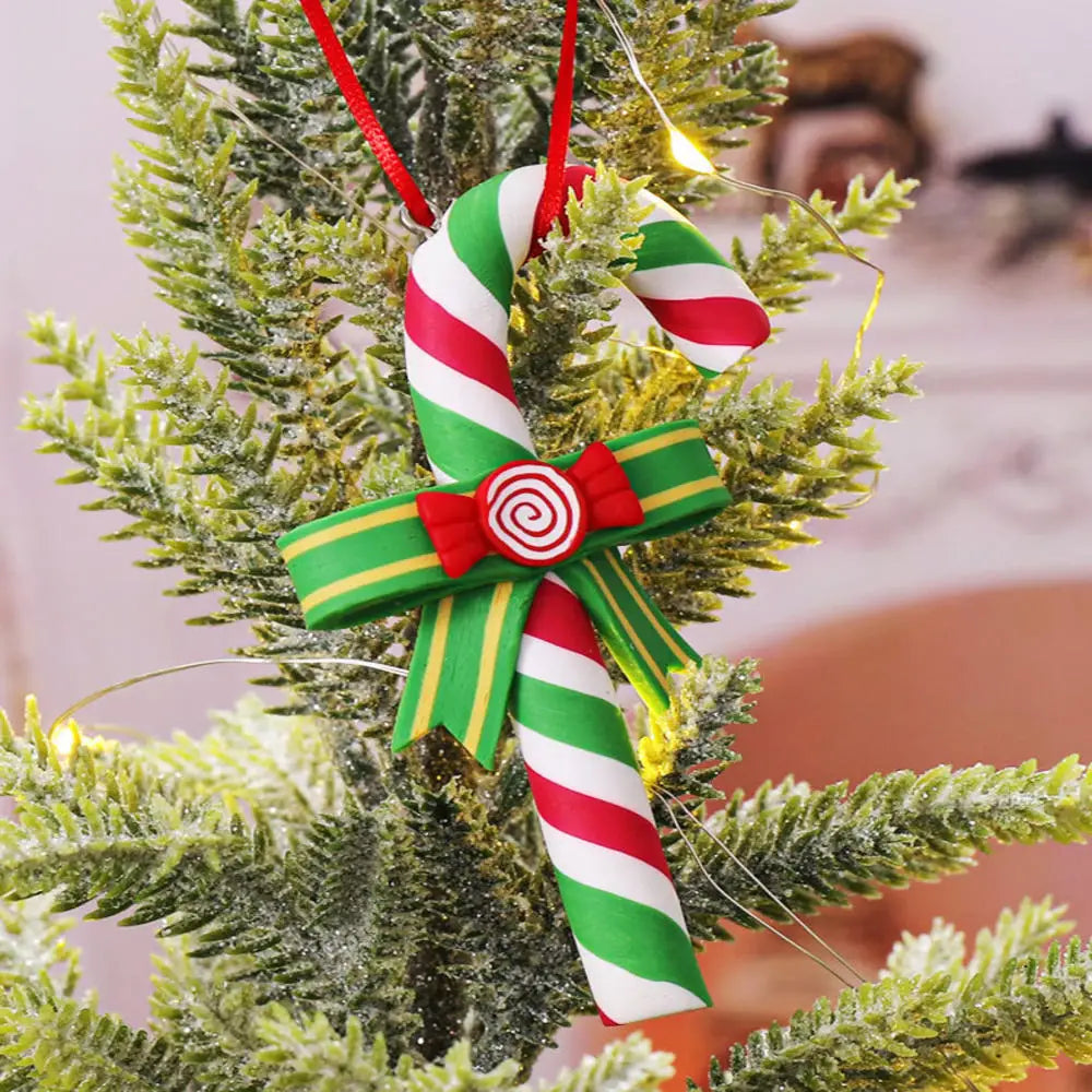 Christmas Decorations Large Candy Canes Christmas Tree Lollipop Decoration Ornaments Decorative for Home Party Decor Xmas Gift