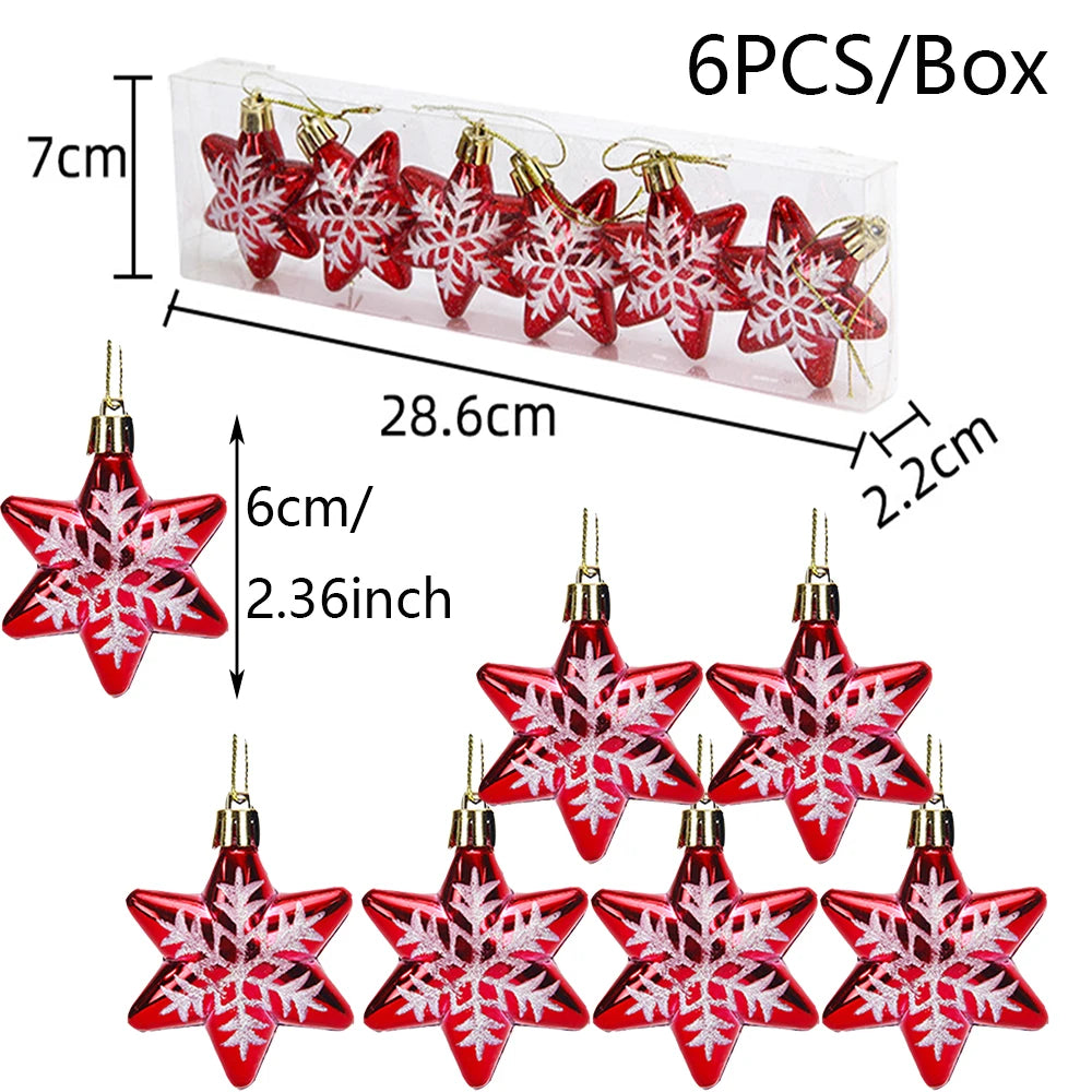 Christmas Candy Ornament Set Xmas Tree Decor Hanging Red Christmas Party Lollipop Candy Cane Pendant Decorations New Year Gift